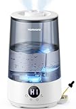 Homvana Humidifiers for Bedroom Home, 3.6 L Cool Mist Top-Fill 34H Super Long Time, Quiet 16dB, Baby...