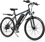 YYOUTOU Electric Bike - 500W Electric Bike for Adults with 48V Removable Battery - 26'' Ebike Up to 45...