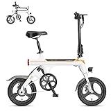 Jasion EB3 Electric Bike for Adults 21mph Folding Adults Electric Bicycles, 350W Brushless Motor, 36V...