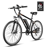 Jasion EB5 Electric Bike for Adults with Peak 500W Brushless Motor, 40Miles 20MPH Commuting Electric...